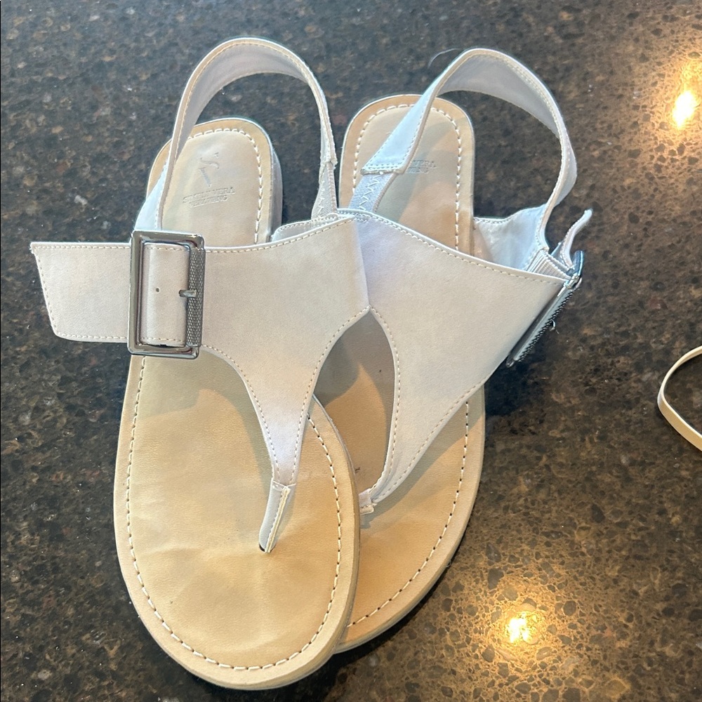 Women's light blue sandals
